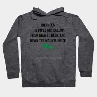 Danny Boy Irish Song Lyric Hoodie